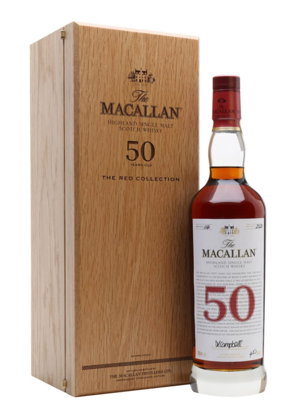 Macallan 50 Year Old The Red Collection 2020 Release